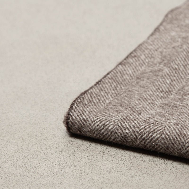 Wool Scarf -Brown