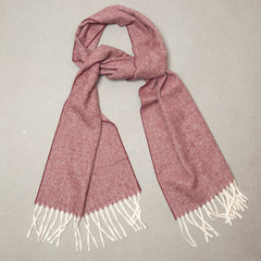 Wool Scarf - Burgundy